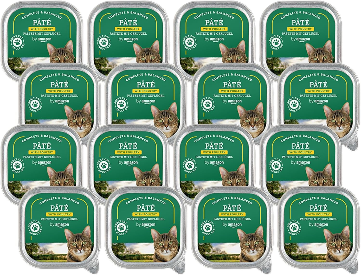 Lifelong od Amazon Katzenfutter, nass, Pastete mit Geflügel, 100 g, 16 kusů