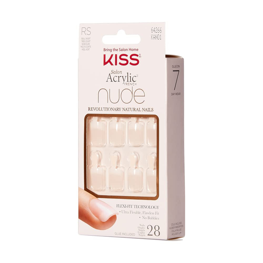 Kiss Nude Nails Úžasné nehty (balení 2 ks)