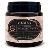 VEGAIROA - No Yellow Plex Mask - Neutralizační maska pro žluté a oranžové tóny - Hydratační péče - Fialový pigment - Profesionální veganský vlasový produkt - 275g Naty Shop maska na vlasy Výchozí název