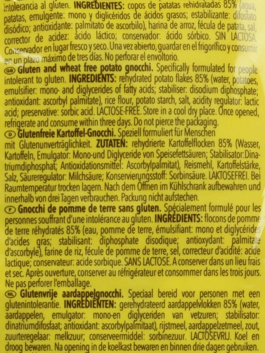 Bezlepkové noky, 300g, balení 6 ks