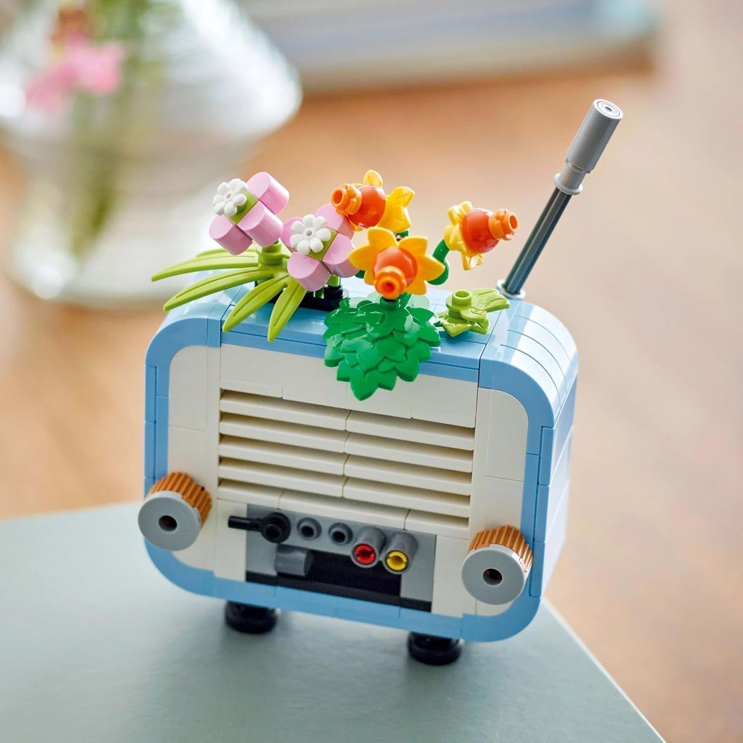 Přehrávač disků LEGO Creator 3v1 s květinami - konvertibilní hračka na rádio nebo mikrofon - hudební hračky pro děti - nápad na kreativní dárek pro dívky a chlapce od 8 let 31172 Stavebnice Besuche den LEGO-Store