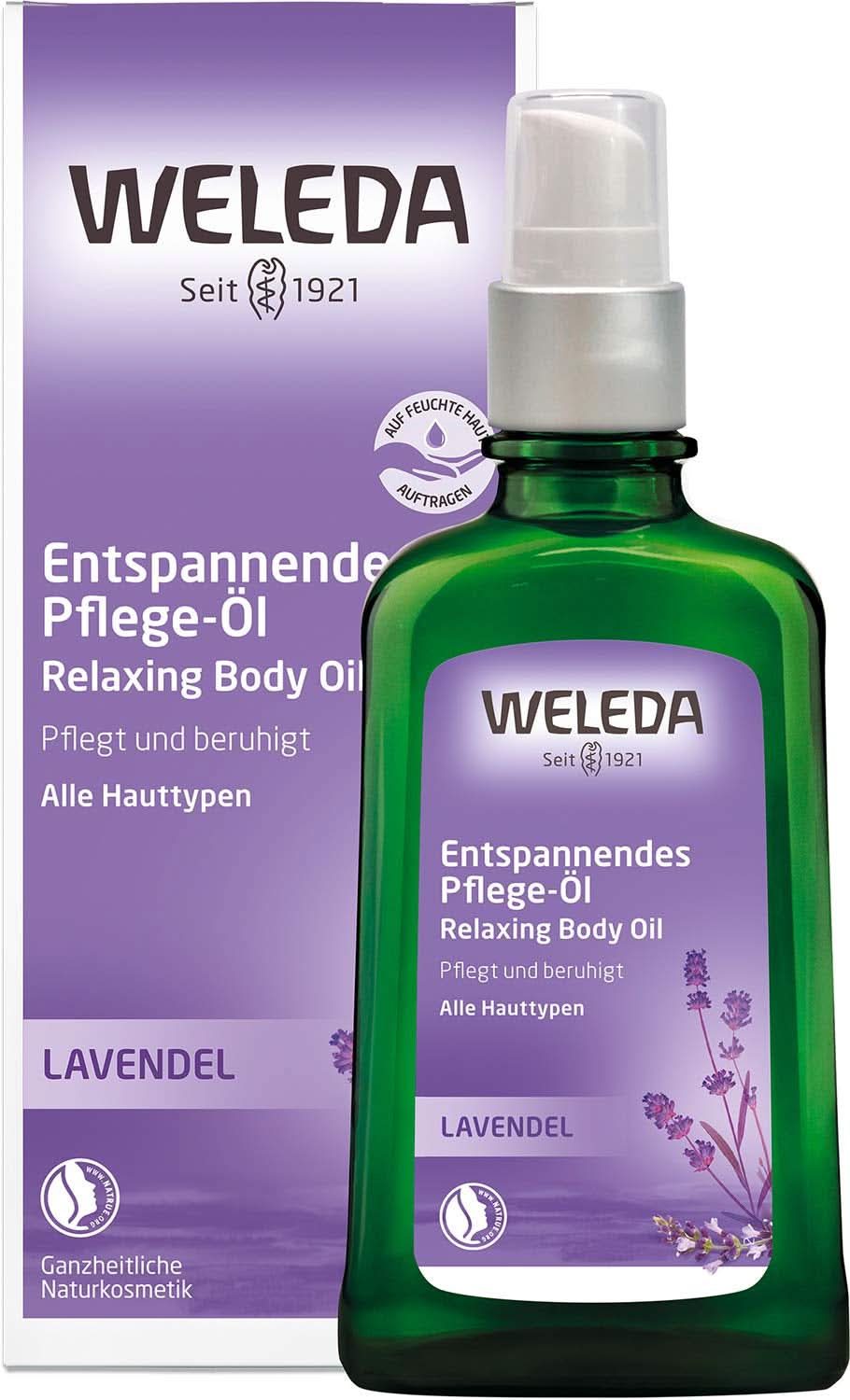 WELEDA Bio levandulový tělový olej, 100 ml Kosmetika a kosmetika Naty Shop