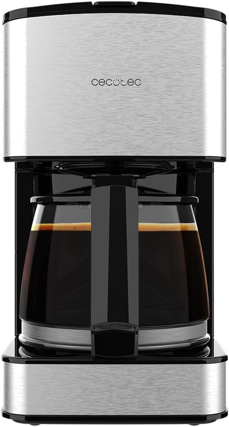 Espresso s filtrem Cecotec Coffee 66 Drop and Touch, výkon 950 W, 1,5 l, 12 šálků, dotykový displej, skleněná karafa, 24hodinový časovač, 6 spínačů, opakovaně použitelný síťový filtr