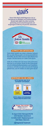 Dr. Oetker Vitalis Less Sweet Crunchy Pure: Křupavé müsli s o 30 % méně cukru, balení 5 ks (5 x 600 g)