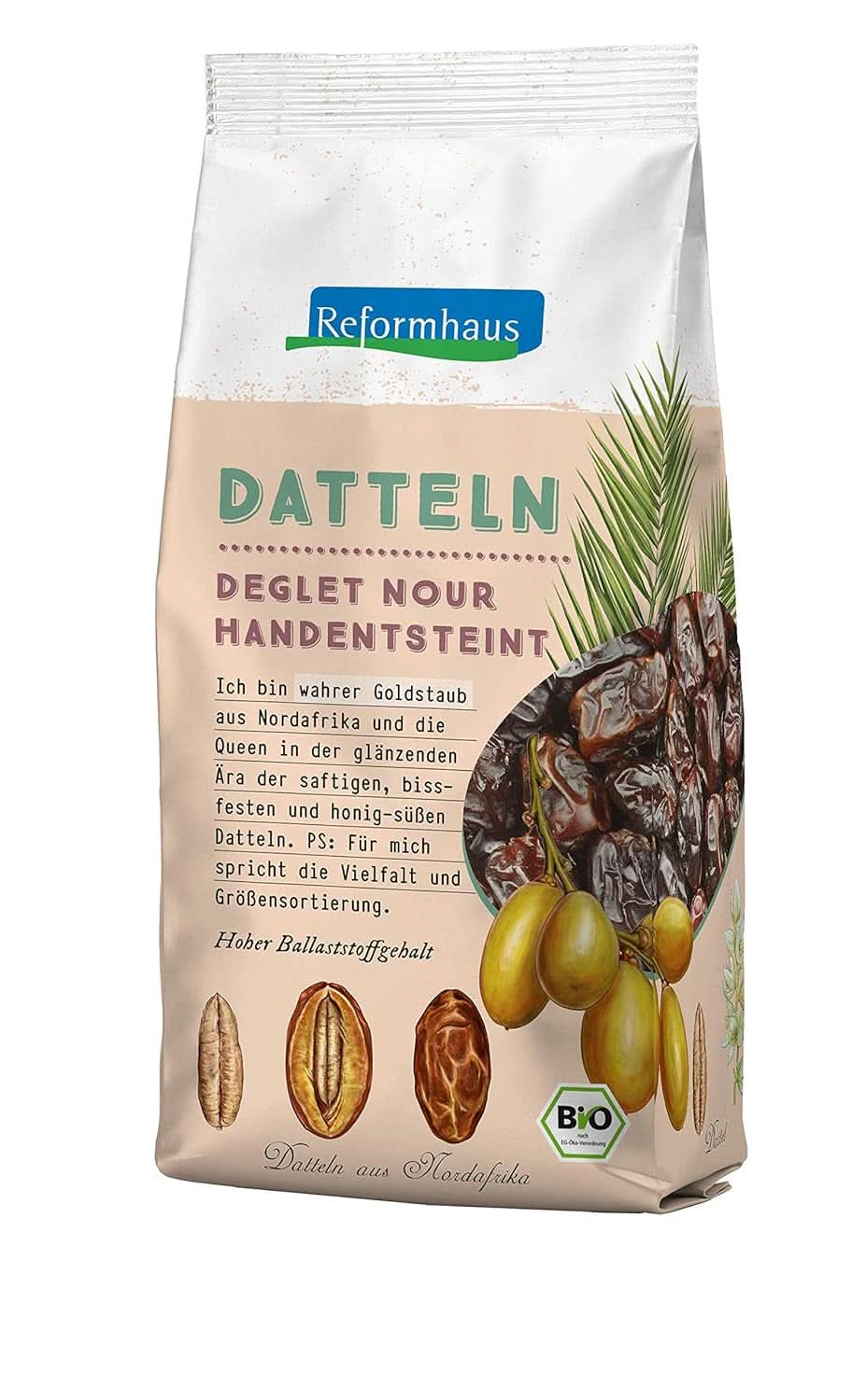 Datle bez pecek Tunisko, 400 gramů Dehydrované produkty Naty Shop
