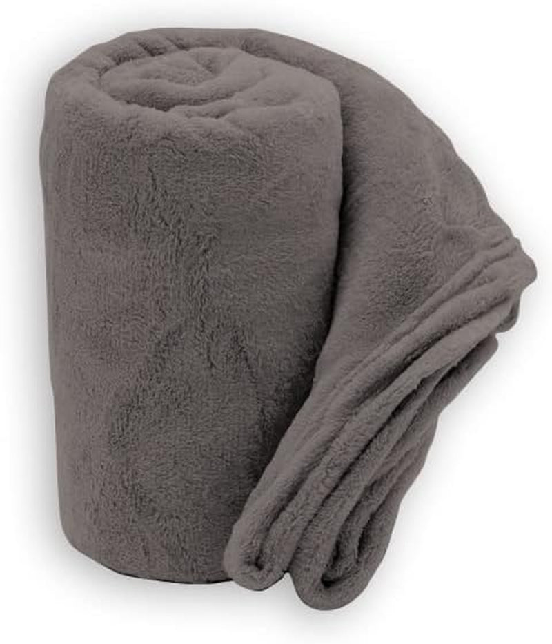 Měkká deka | Přehoz | Soft Touch | 130 X 160 cm | Pudrové přikrývky a přikrývky Naty Shop Taupe 210X240
