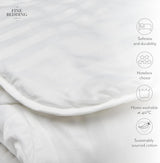 Butikové hedvábné přikrývky, luxusní povlečení, lze prát v pračce (13,5 Tog, dvojité) Naty Shop přikrývky a přikrývky