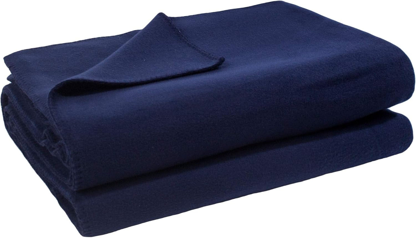 Deka Zoeppritz v barvě: Červená, Vyrobeno z 65% Polyester, 35% Viskóza, Rozměr: 160X200 Cm, 103291-235-160X200 Postele a peřiny Zoeppritz od roku 1828 595 Dark Navy 110X150 Cm