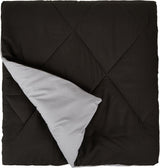Amazon Basics povlak na přikrývku z mikrovlákna, lze použít oboustranně, 220 X 240 Cm, šedá / černá Peřiny a přikrývky Naty Shop