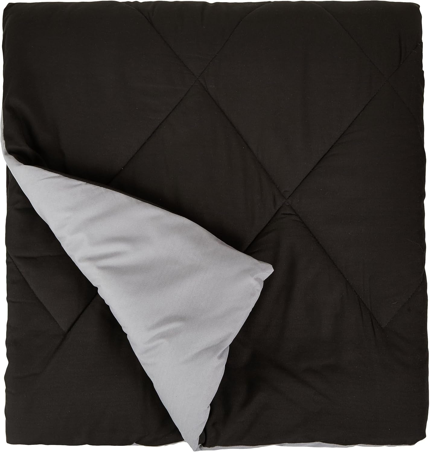 Amazon Basics povlak na přikrývku z mikrovlákna, lze použít oboustranně, 220 X 240 Cm, šedá / černá Peřiny a přikrývky Naty Shop