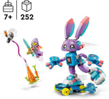 LEGO Dreamzzz Izzie a Bunchurro The Gaming Bunny, Hračka pro děti 7+, sada 2 v 1 s minifigurkou hrdiny a Cyberling pro imaginativní herní zážitek 71490 Stavebnic Besuche den LEGO-Store
