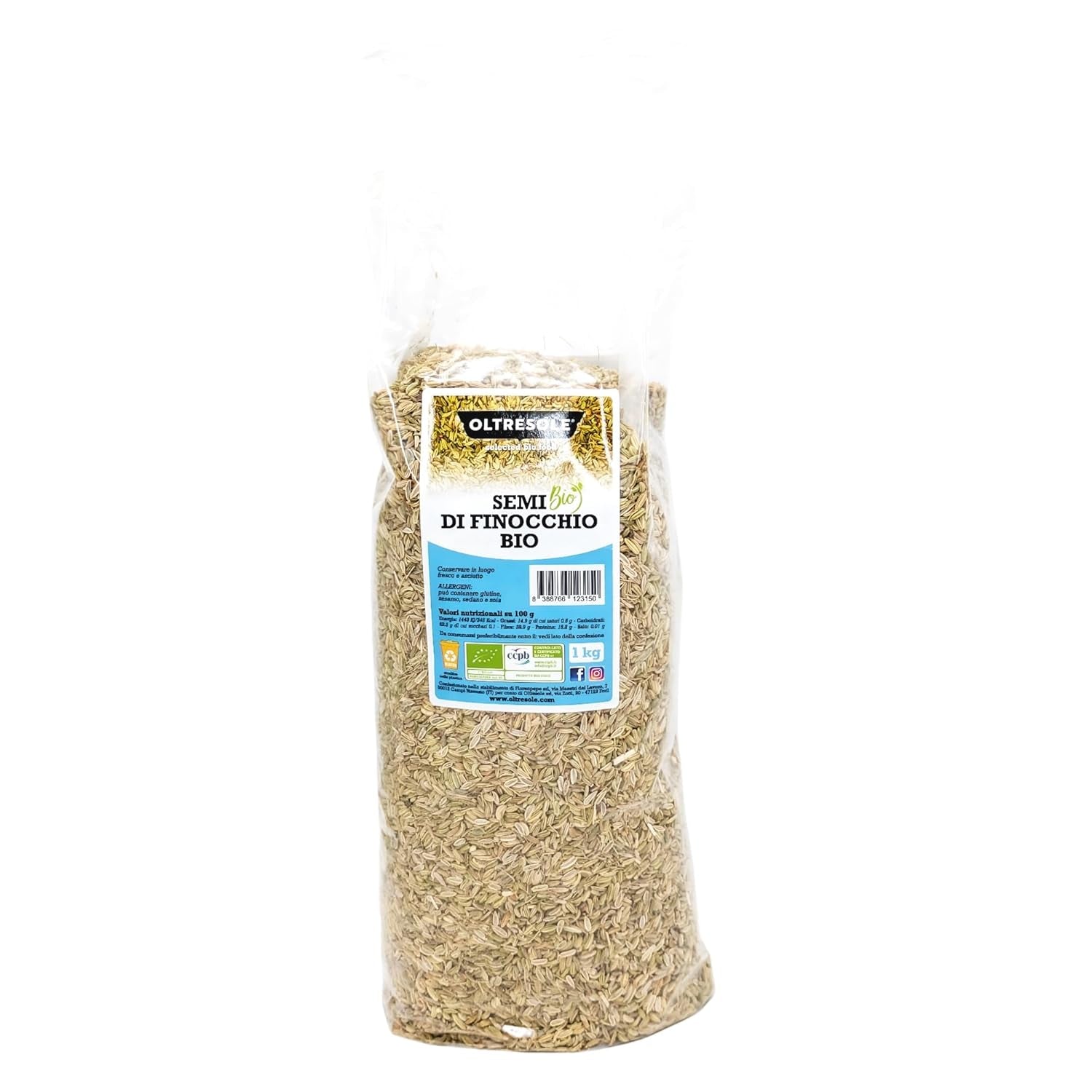 Bio fenyklová semínka 3 kg Bio celá semínka Ideální pro bylinné čaje na trávení a recepty Perfektní na pečení Vhodná velikost