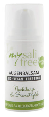 Mysalifree BIO EYE BALM, intenzivní oční krém proti vráskám pro citlivou pleť, s granátovým jablkem a okrem, 15 ml Kosmetika a kosmetika Naty Shop