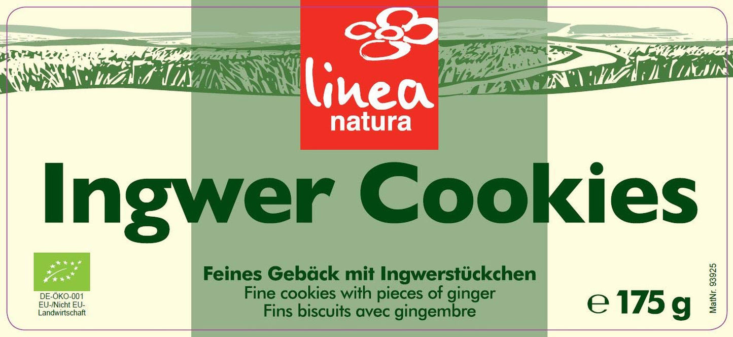 Bio zázvorové sušenky, balení 6 ks (6 x 175 g)