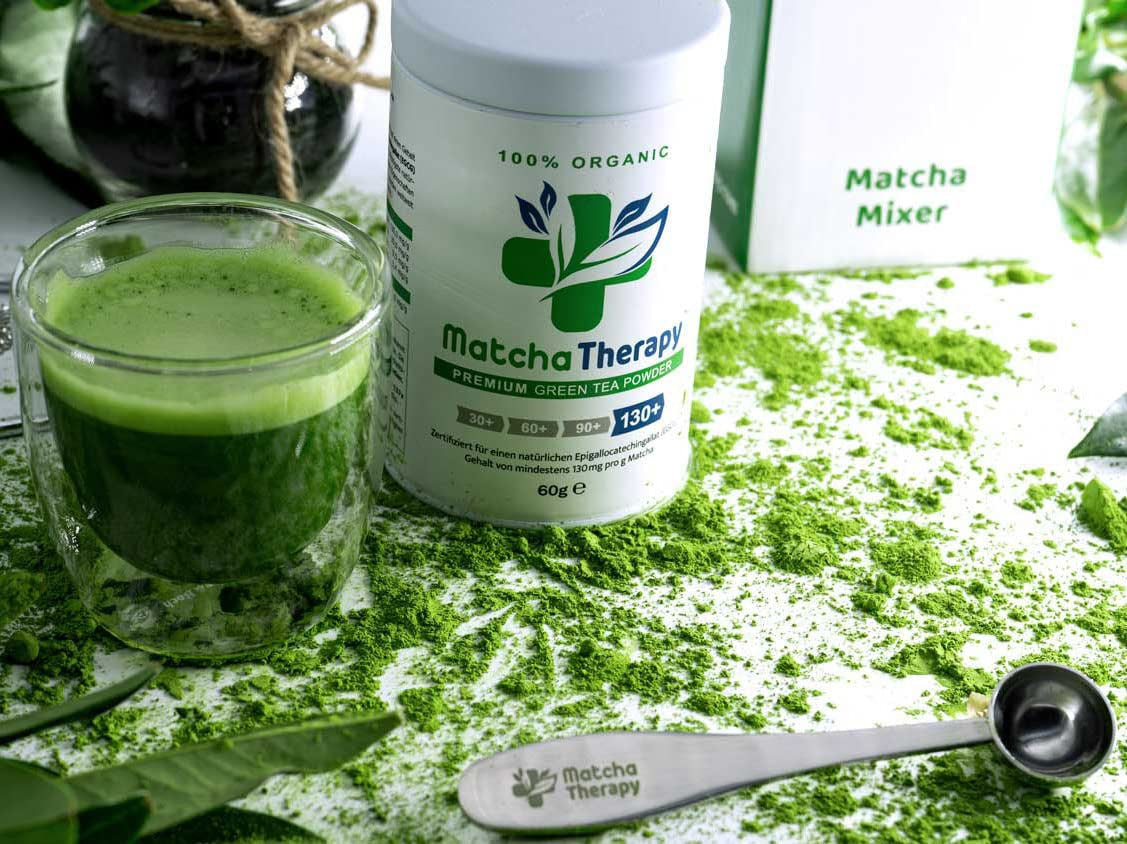 Matcha terapie 30+ | Organický prášek Matcha Tea | 60 g | S ověřeným obsahem minimálně 30 mg/g katechinu EGCG | Podporuje imunitní systém a energetickou hladinu | Slavnostní kvalita | Zelený čaj z Japonska