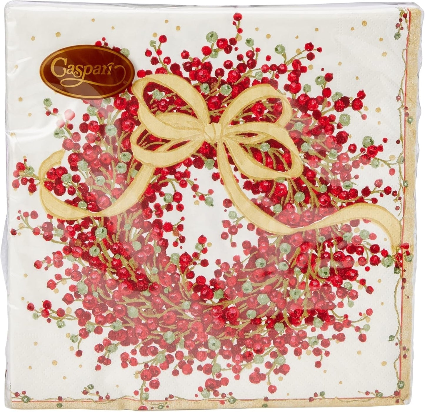 Třívrstvé papírové ubrousky 8070C, 20 kusů, 25 x 25 cm, pepř