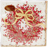 Třívrstvé papírové ubrousky 8070C, 20 kusů, 25 x 25 cm, pepř