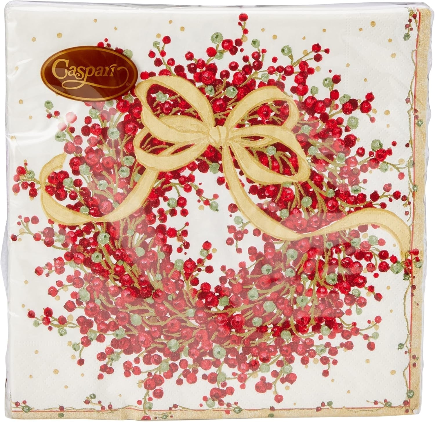 Třívrstvé papírové ubrousky 8070C, 20 kusů, 25 x 25 cm, pepř