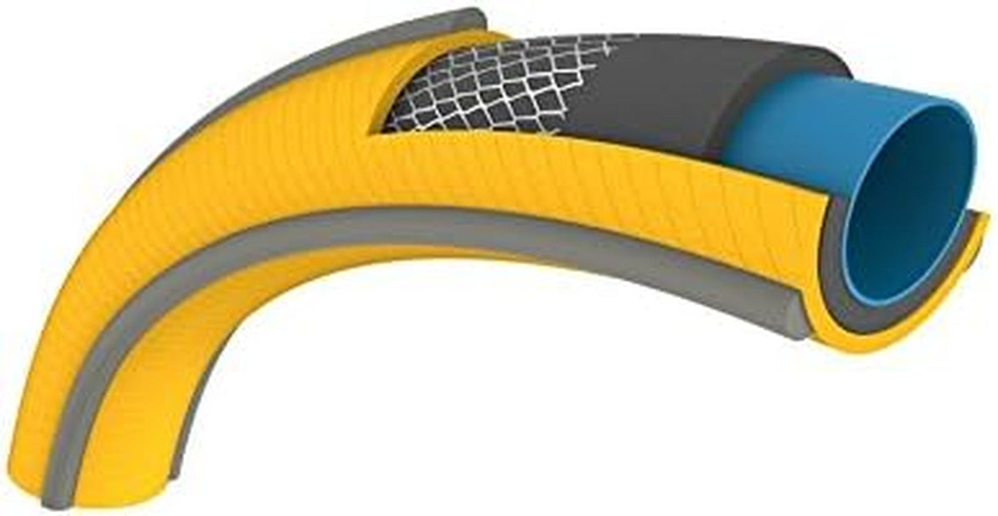 HOZELOCK - Hadice Tricoflex Ultraflex Ø 12,5 mm (1/2") 20 M: Ohebná zahradní hadice, odolná proti povětrnostním vlivům, zkroucení a ohybu, vyrobená ze 40 % recyklovaného PVC [117002], žlutá
