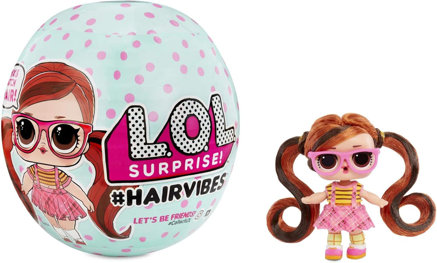Sběratelské panenky LOL Surprise pro dívky - S 15 různými překvapeními a účesy - #Hairvibes Dolls
