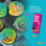 Sada potravinářských barviv Decocino Neon – 3 kusy – červená, růžová, fialová – potravinářské barvivo s vysokou dávkou – na barvení dortů, muffinů, cupcaků – bez chuti