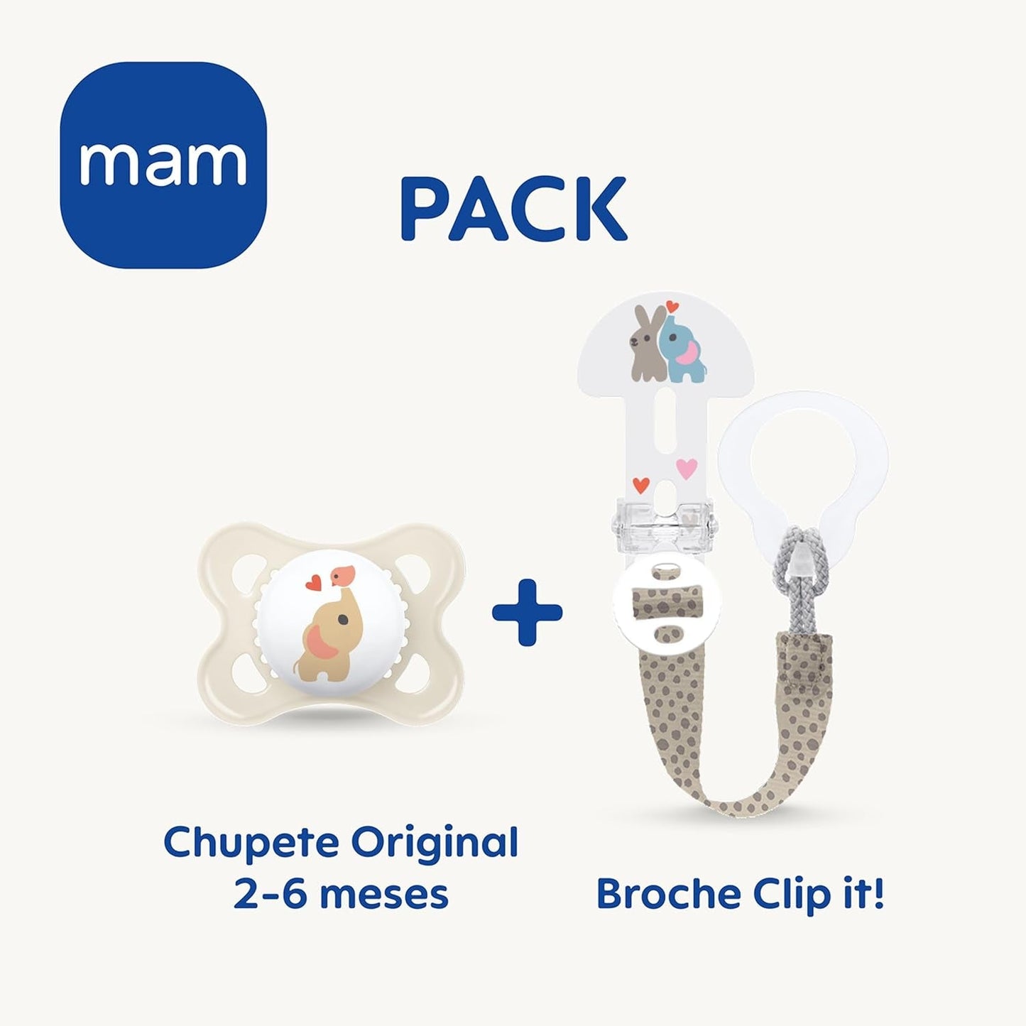 Dudlík MAM Clip It! Broach & Original S226 Skinsoft™ silikon, ultra měkký, pro děti od 0 a více měsíců