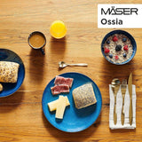 Snídaňová sada MÄSER, keramika OSSIA, královská modrá, modrá
