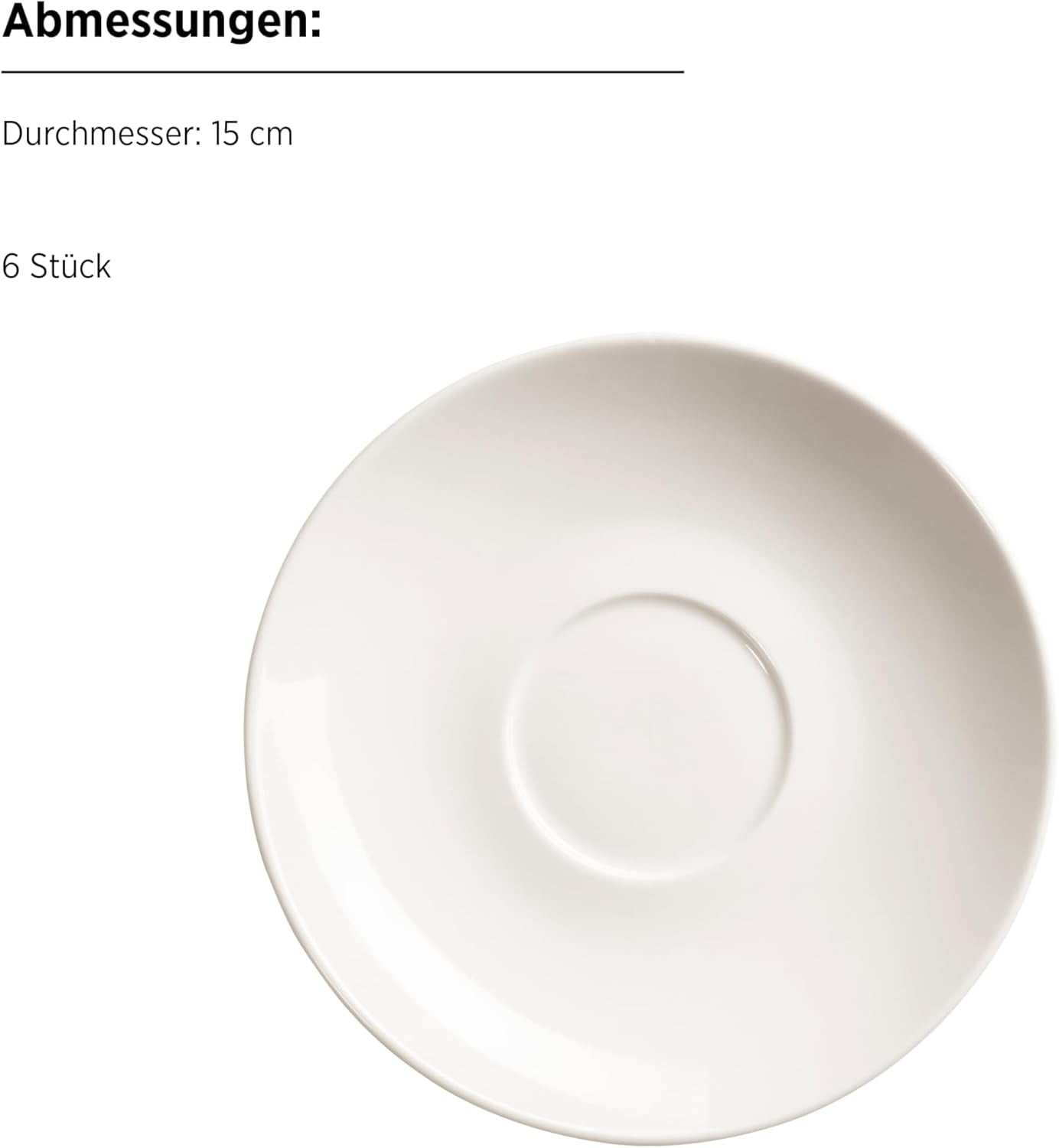 MÄSER 934105 Belmira Series, Klasická kávová sada pro 6, 18dílná kávová sada, Nadčasová, Elegantní, Jemná, Porcelánová, Bílá