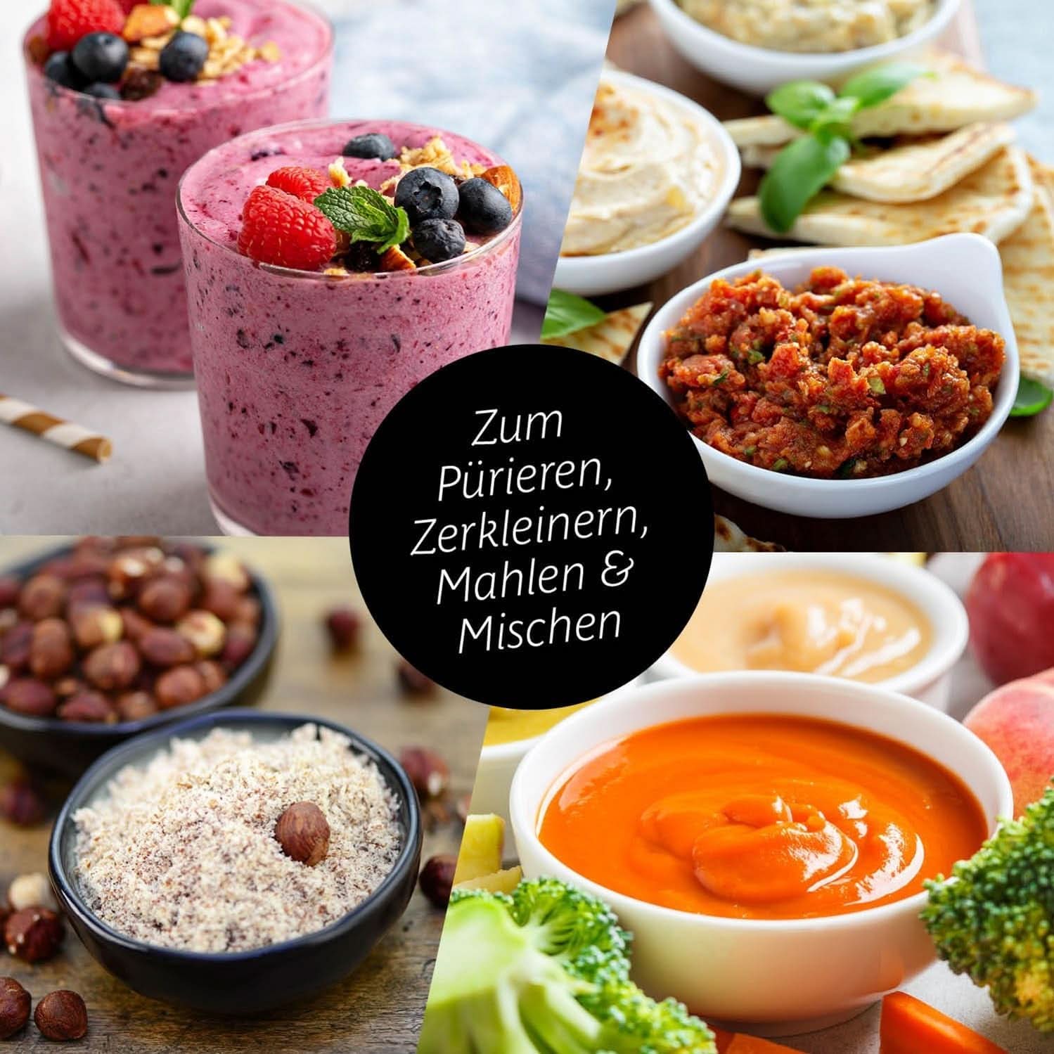 Gourmetmaxx Mr Magic Blender, Smoothie Maker s balíčkem příslušenství Xxl Naty Shop