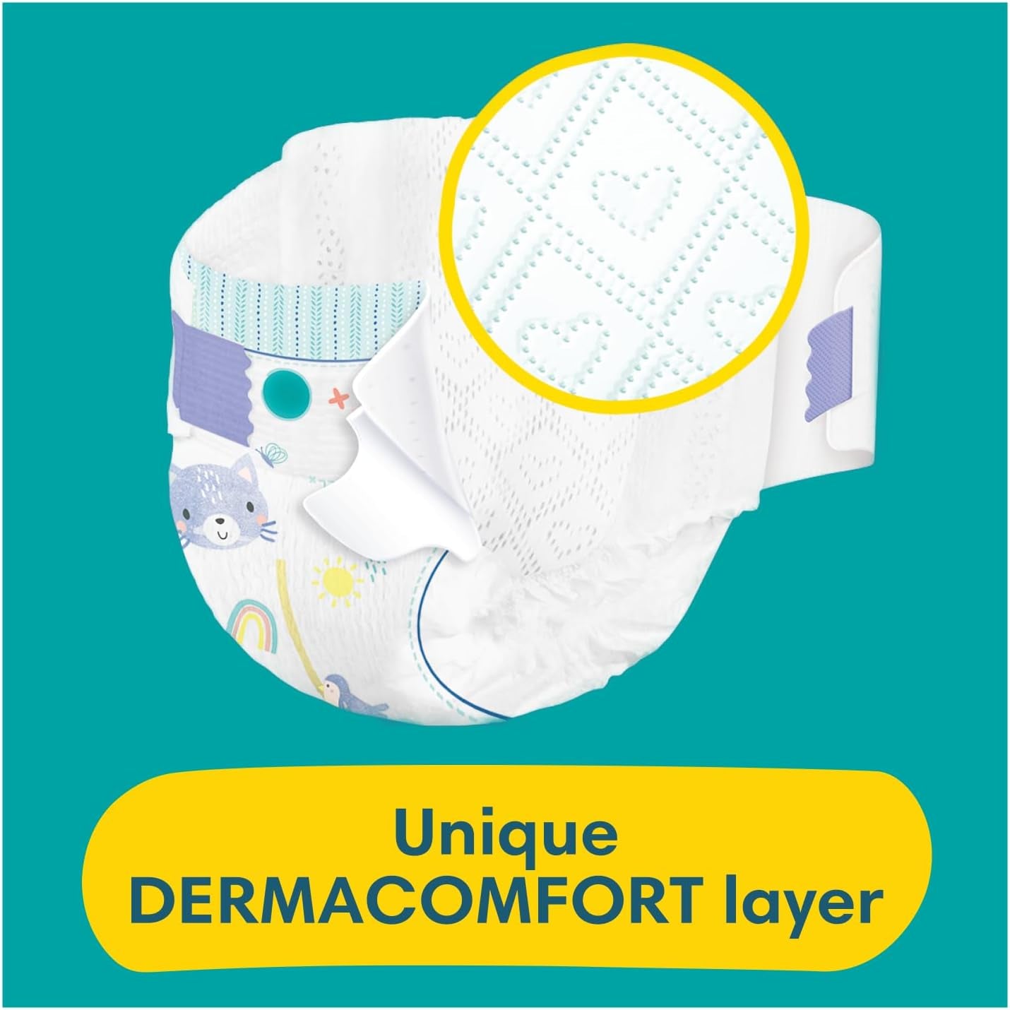 Plenky Pampers pro miminka velikost 0 (1,5-2,5 kg) prémiová ochrana, 24 kusů, pohodlí a ochrana Pampers Softest