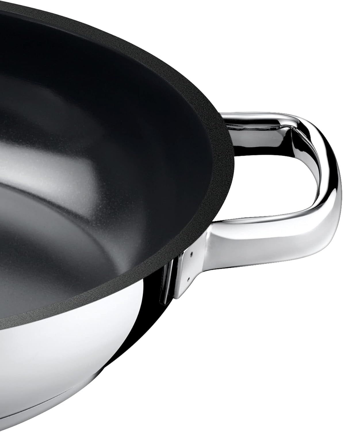 WMF Durado servírovací/pečící pánev 28 cm indukce, nerezová ocel potažená Cromarganem, keramická povrchová úprava, hrnce a pánve vhodné do trouby Naty Shop