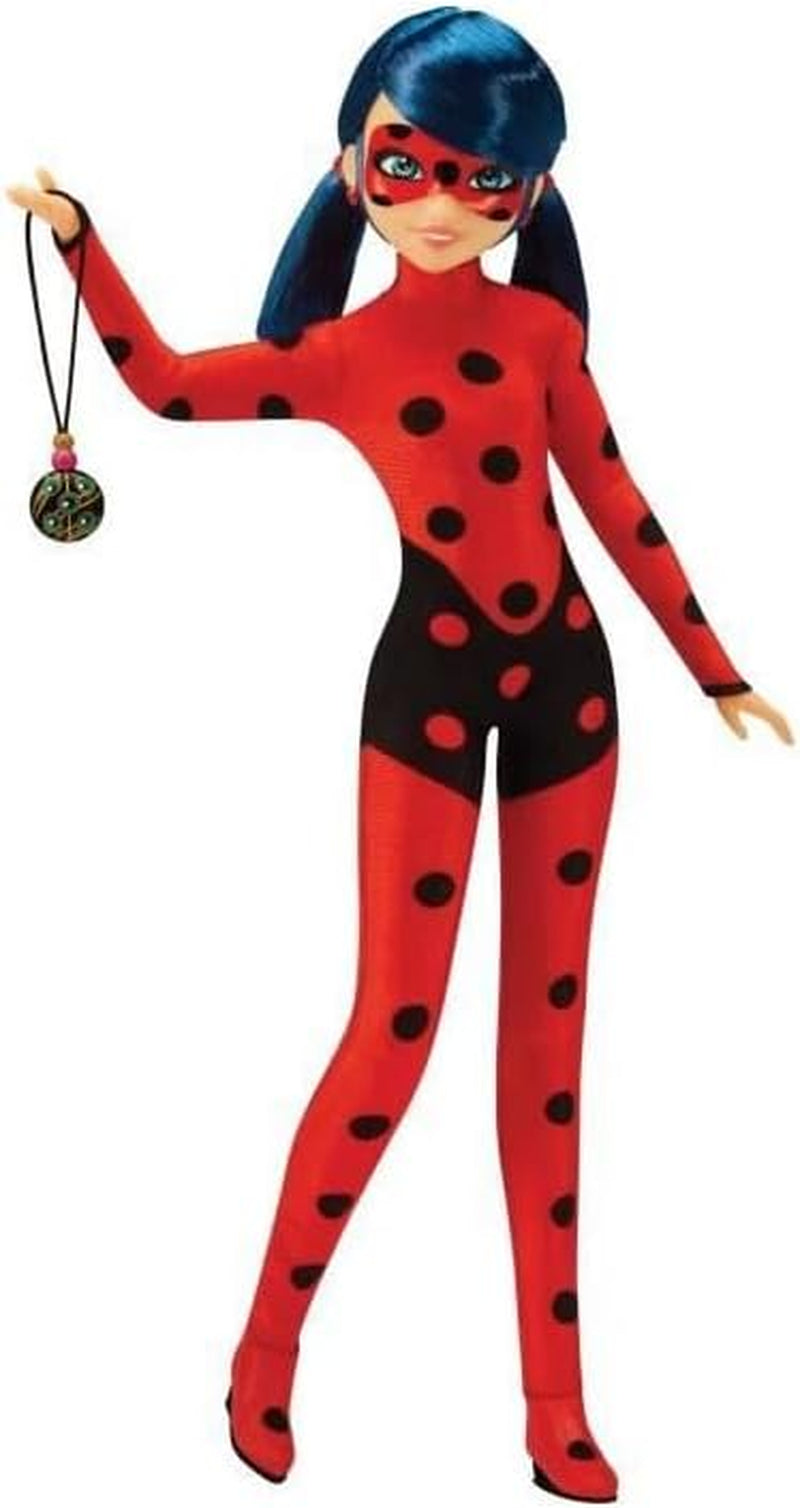 Bandai - Miraculous Ladybug - Panenka Marinette Color Change Surprise - Joint Miraculous Doll, 26 cm + 3 překvapení - Náhodný model - P50390 Naty Shop Dolls Ladybug Lucky Charm