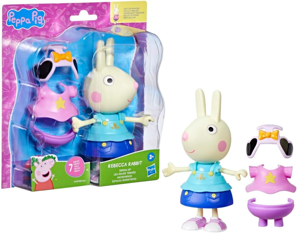 Prasátko Peppa Luisa Spoon - Zábavná figurka na převlékání, 15 cm panenka s doplňky a oblečením, sada interaktivních hraček pro batolata od 3 let