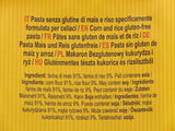 Dialsi těstoviny ve tvaru hvězdy, bezlepkové kukuřičné a rýžové těstoviny, bronzové, 100% italské suroviny, bez přísad, uvařené za 8-9 minut, balení 300g