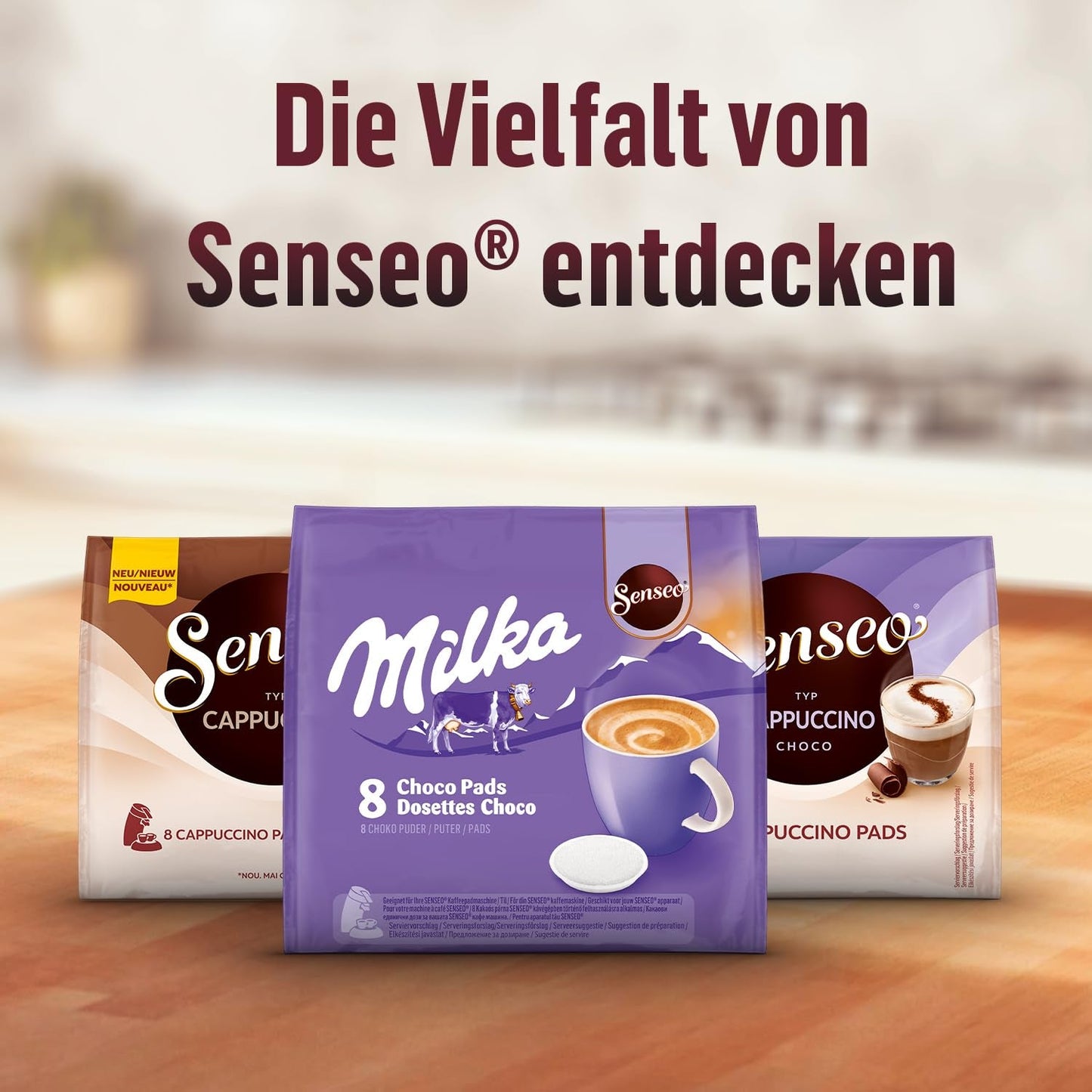 Senseo Pads Cappuccino Choco, 5 x 8 Getränke, 40 kaffeepadů