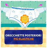 Pleny Pampers Sun and Moon, Unisex, Junior, velikost 5 (11-25 kg), 120 plen