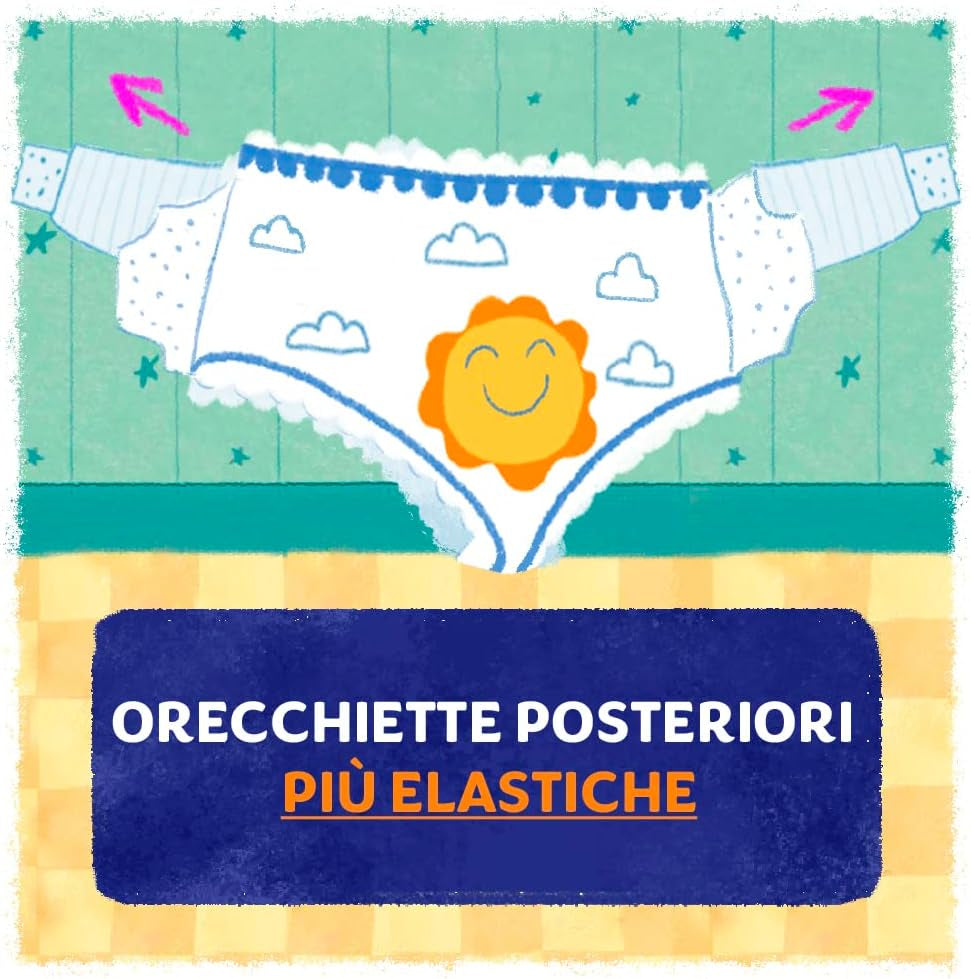 Pleny Pampers Sun and Moon, Unisex, Junior, velikost 5 (11-25 kg), 120 plen