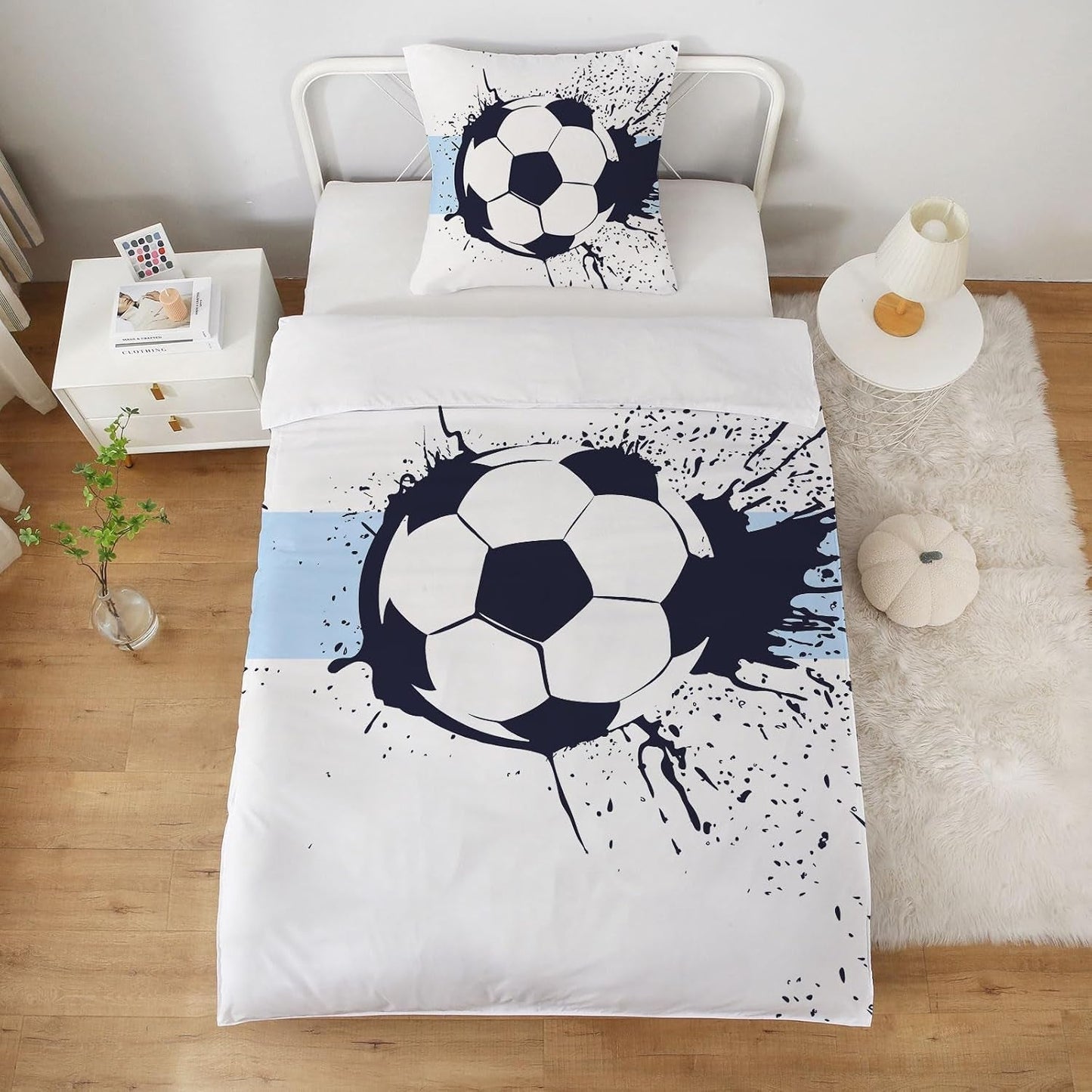 Povlečení pro kluky, fotbal, mikrovlákno polyester Povlečení - dětské Naty Shop