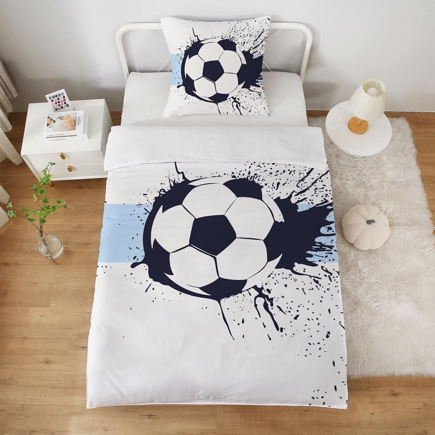 Povlečení pro kluky, fotbal, mikrovlákno polyester Povlečení - dětské Naty Shop