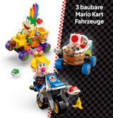 LEGO Super Mario: Mario Kart – sada broskev a Grand Prix, figurky Nintendo – ropucha, Lakitu, broskev a Lemmy, dárek pro kluky, dívky a hráče 8+, dobrodružná hračka 72036 stavebnice Beuche den LEGO-Store