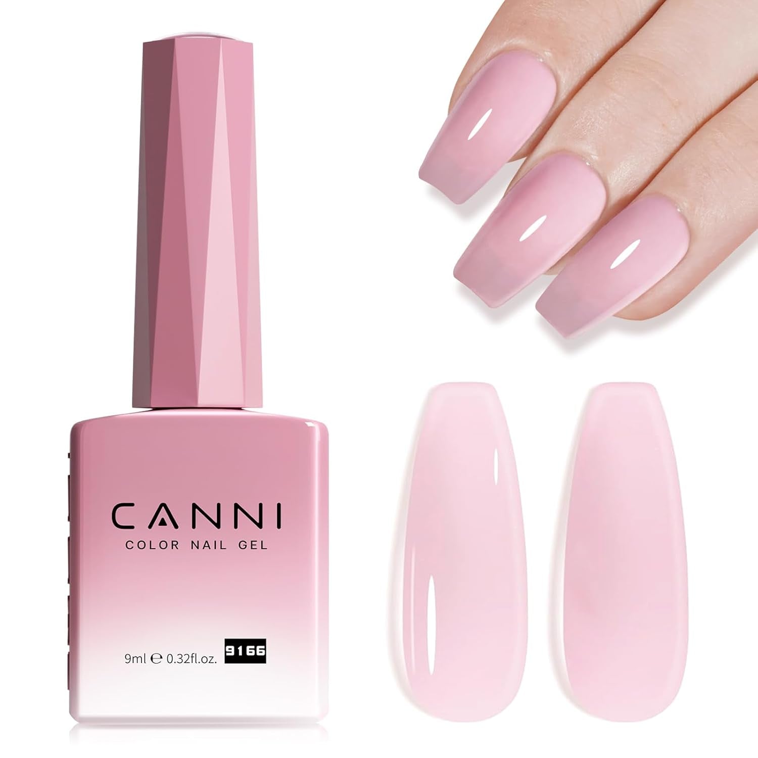 CANNI gel lak na nehty, semipermanentní, tmavě fialový, lak na nehty, UV gel, soak off, manikúra