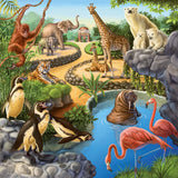 Puzzle Ravensburger pro děti - 09265 Les/Zoo/Pets - puzzle pro děti od 5 let, s 3X49 dílky Puzzle Naty Shop