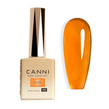 CANNI gel lak na nehty, semipermanentní, tmavě fialový, lak na nehty, UV gel, soak off, manikúra
