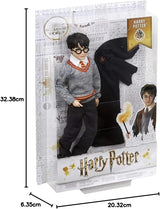 Mattel Harry Potter - Sběratelská panenka (cca 26 cm) s bradavickou uniformou, nebelvírským hábitem a hůlkou, hračka od 6 let FYM50 Akční figurky Naty Shop