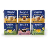 Caffè Borbone Café au Lait - 64 kapes - Lösliches Pulvergetränk mit Milchpulver and Instantkaffee - Kompatibilní s Kaffeemaschinen der Marke Nescafè®* Dolce Gusto®*