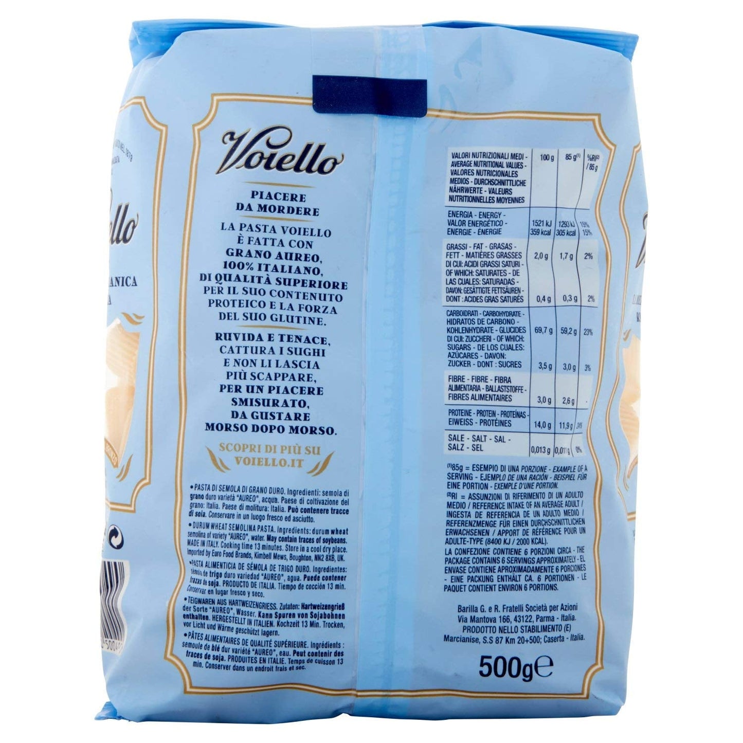 Proužková pasta na poloviční rukávy 500g 500g
