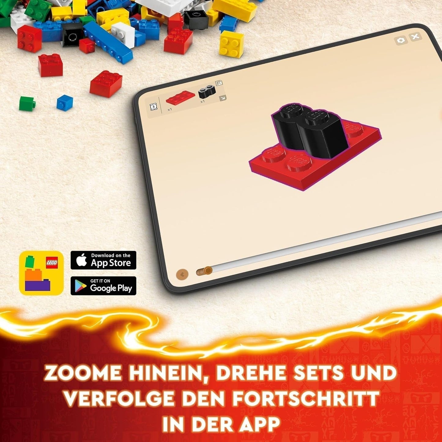 LEGO NINJAGO Akční figurka Kaiova figurka pro děti s nastavitelnou červenou figurkou Mech Ninja Set 4 figurky včetně Kaie a Zane Dárek pro 7leté chlapce a dívky 71808 Stavebnice Beuche den LEGO-Store