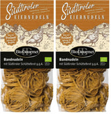 BioGourmet stuhové nudle se Schüttelbrotem z Jižního Tyrolska (CHZO) | Slané a ochucené vaječné nudle s pravou špetkou z Jižního Tyrolska | 1 x 250 g bio