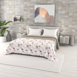 Letní přikrývka s fantasy potiskem, polyesterová výplň, Petals, 260X270Cm Přikrývky a přikrývky Naty Shop Morfeo 260X270Cm