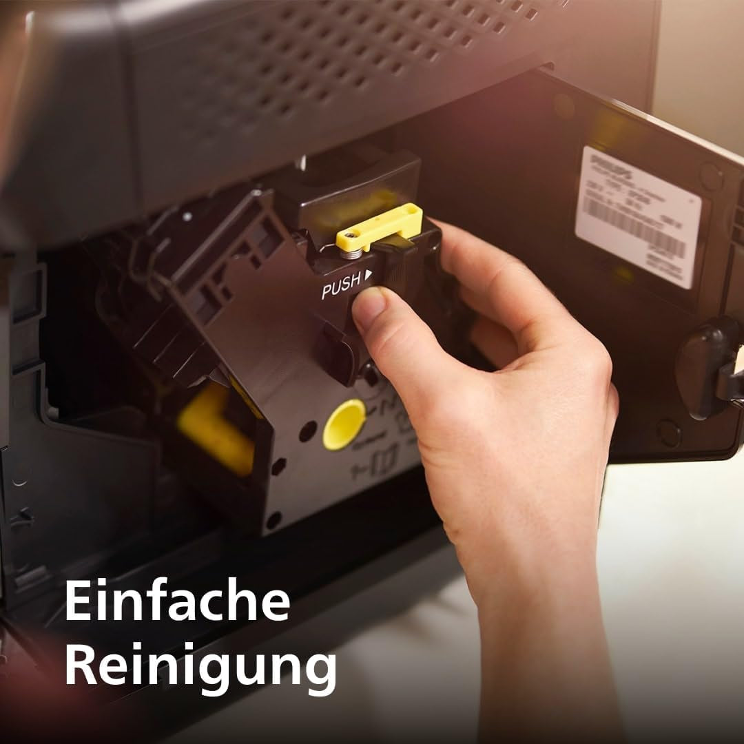 Automatický espresso kávovar PHILIPS řady 2200 - 2 kávové speciality, dotykový displej, klasický napěňovač mléka, keramický mlýnek, matná černá (EP2220/10)